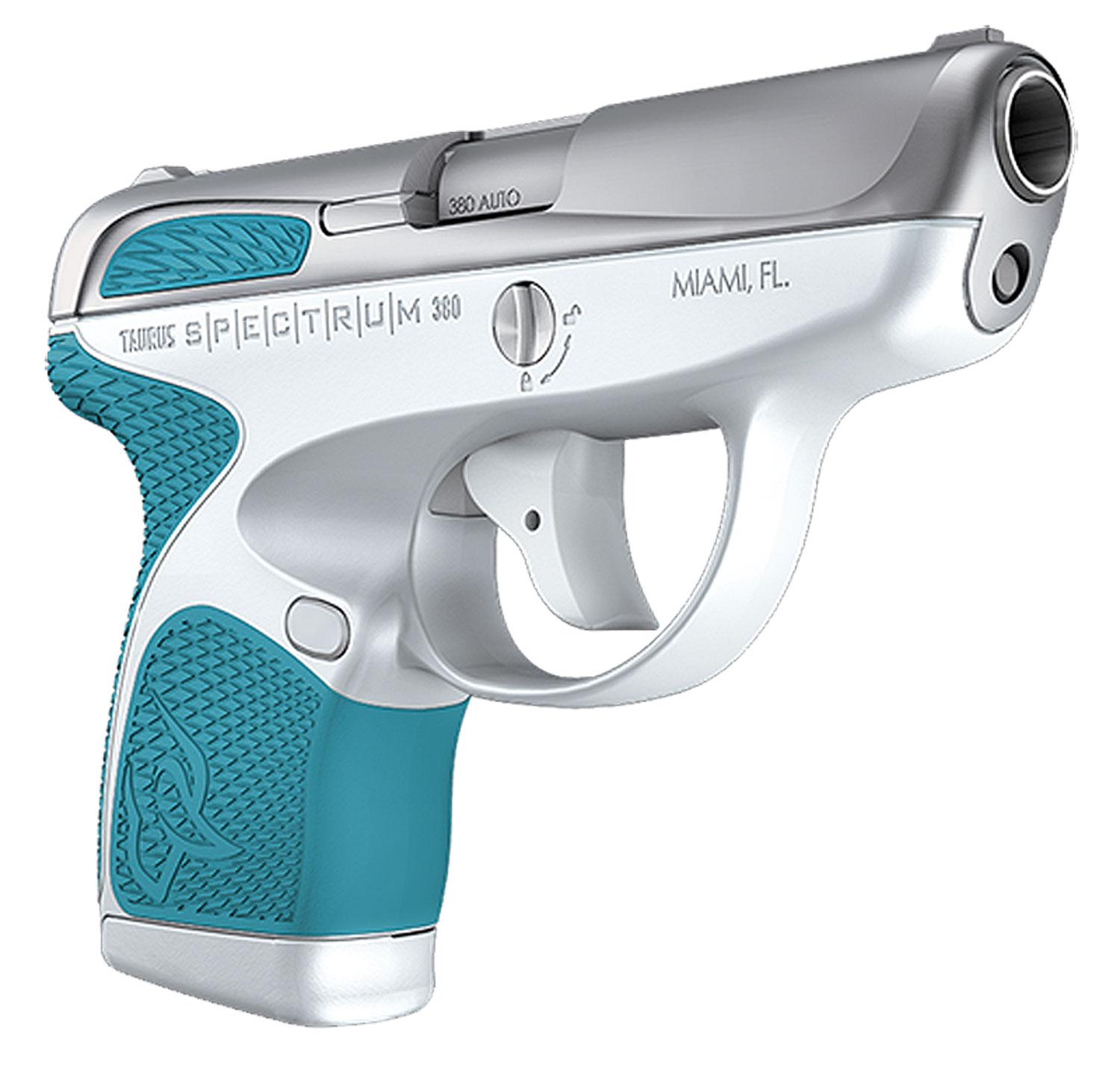 Taurus Spectrum Double 380 Acp 2 8 6 1 7 1 Cyan Polymer Grip Stainless