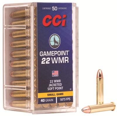 22WMR 40gr Jacketed Soft Point 50rds