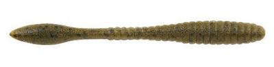 PowerBait® MaxScent Flat Worm Green Pumpkin 4 1/4in PBMSFW4.25-GP CP=6