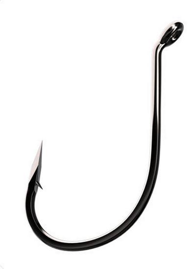 SZ-1/0 TROKAR DROP SHOT HOOK PLATINUM BLACK 7/PK MFG# TK150-1/0