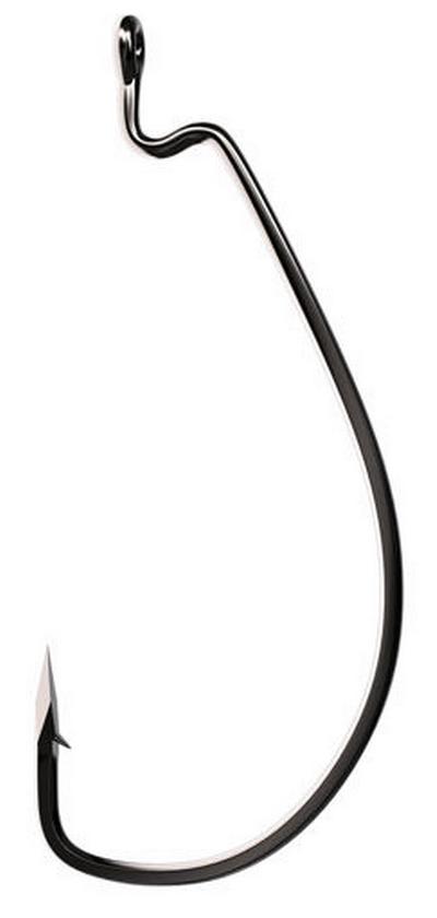 TROKAR EWG WORM HOOK PLATBLACK SZ 2/0 6/PK MFG# TK110-2/0